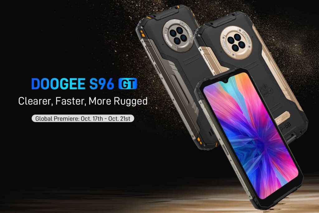 doogee s96 gt launched with mediatek helio g95, 32mp front camera and rugged design