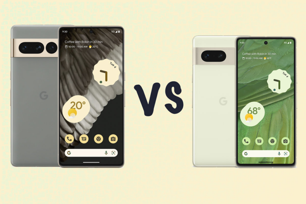 Pixel 7 vs Pixel 7 Pro