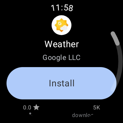 wear os 3 watches get access to the new weather app