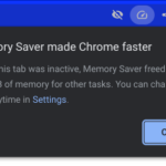 Chrome-canary-memory-saver-alert