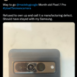 [pixel 7 and 7 pro camera glass shattering randomly] google pixel 7 and pixel 7 pro bugs and issues tracker