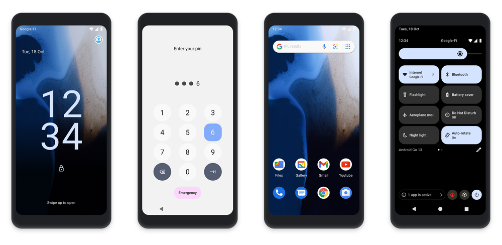 android 13 (go edition) launched with google play system updates, material you and much more