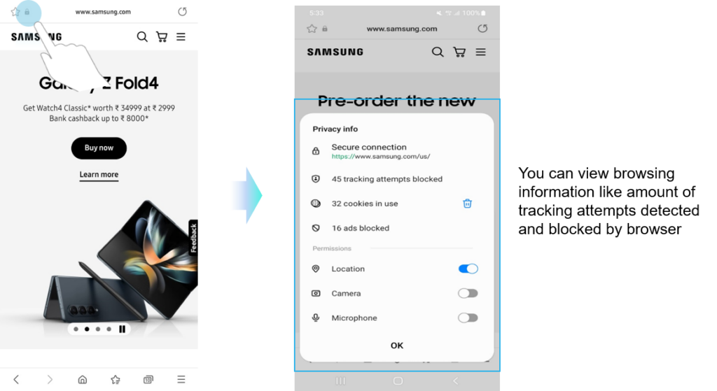 samsung internet 19 stable finally rolls out with new privacy features