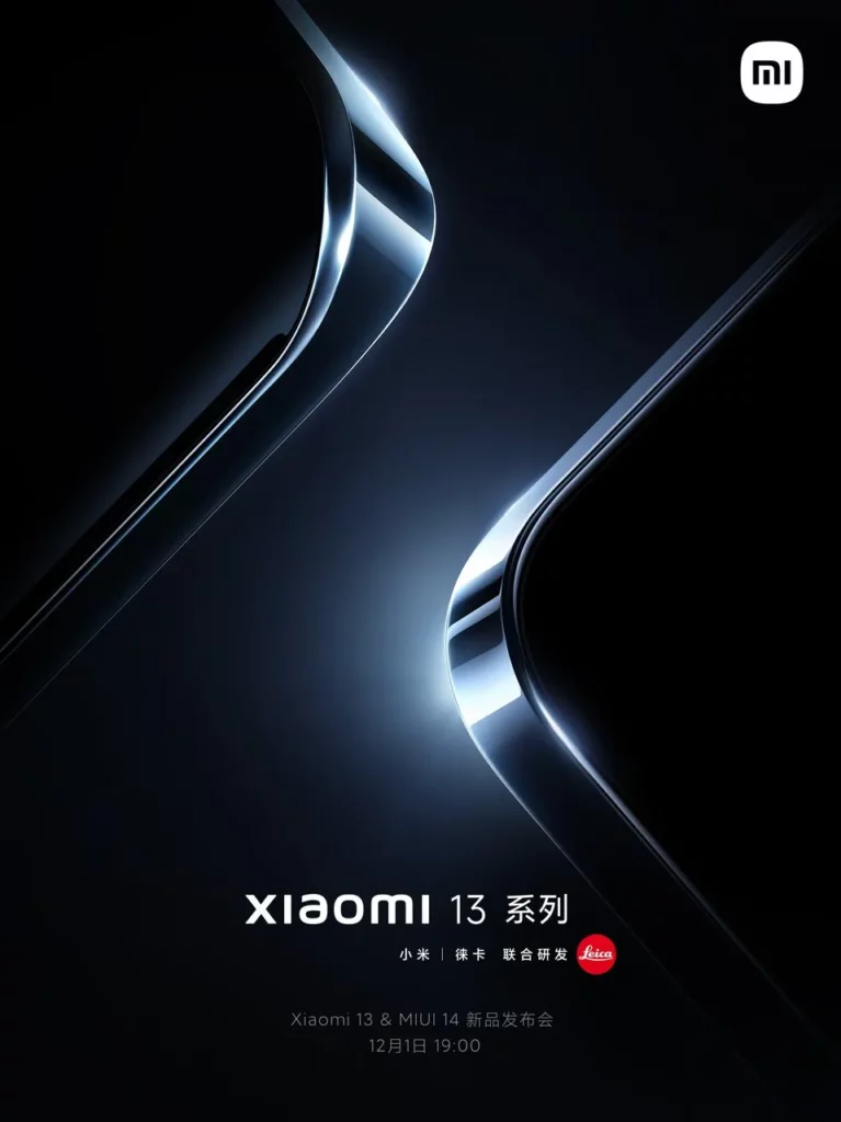 xiaomi to launch xiaomi 13 series, watch s2, buds 4, and miui 14 on december 1