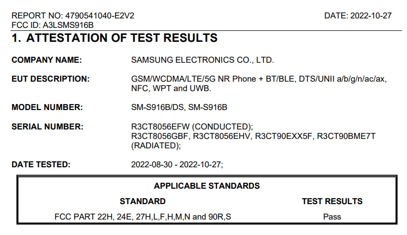 samsung galaxy s23 and s23 plus appears on fcc!