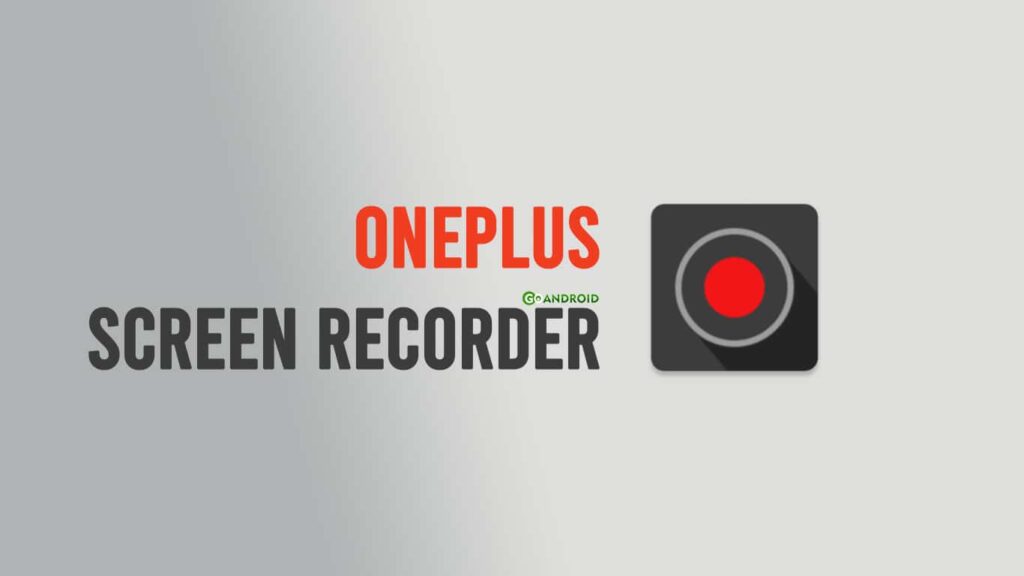 oneplus screen recorder