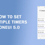 set multiple timers on oneui 5