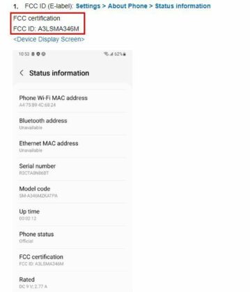 samsung galaxy a34 5g fcc - thegoandroid