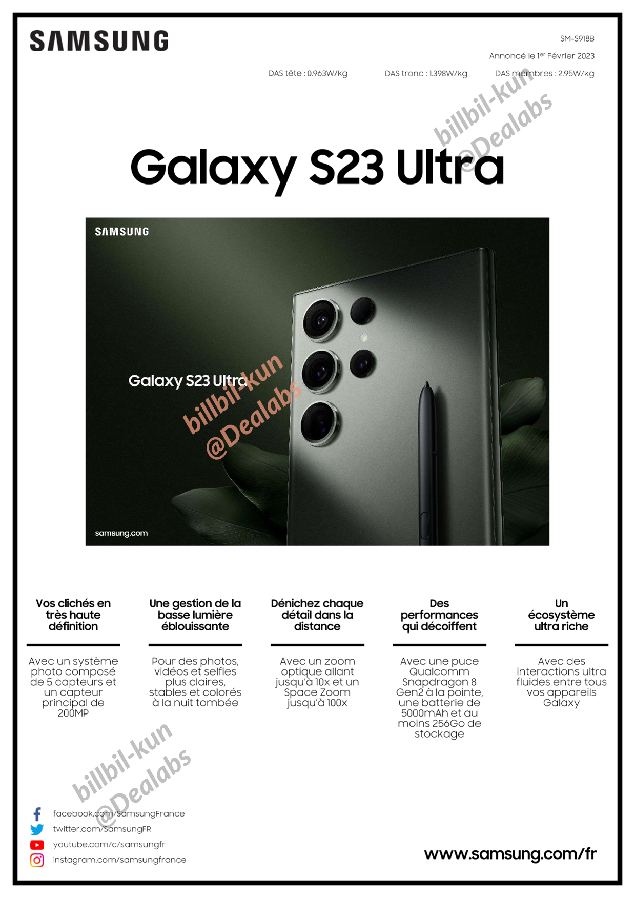 galaxy s23 ultra leak - thegoandroid