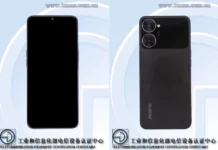 Realme V30 TENAA