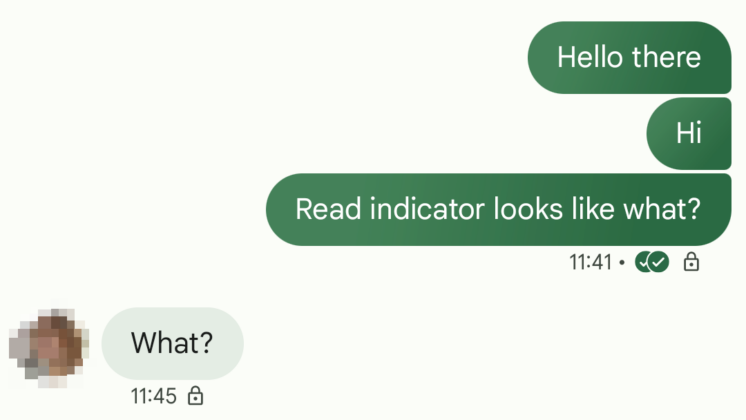google messages delivery indicators - thegoandroid
