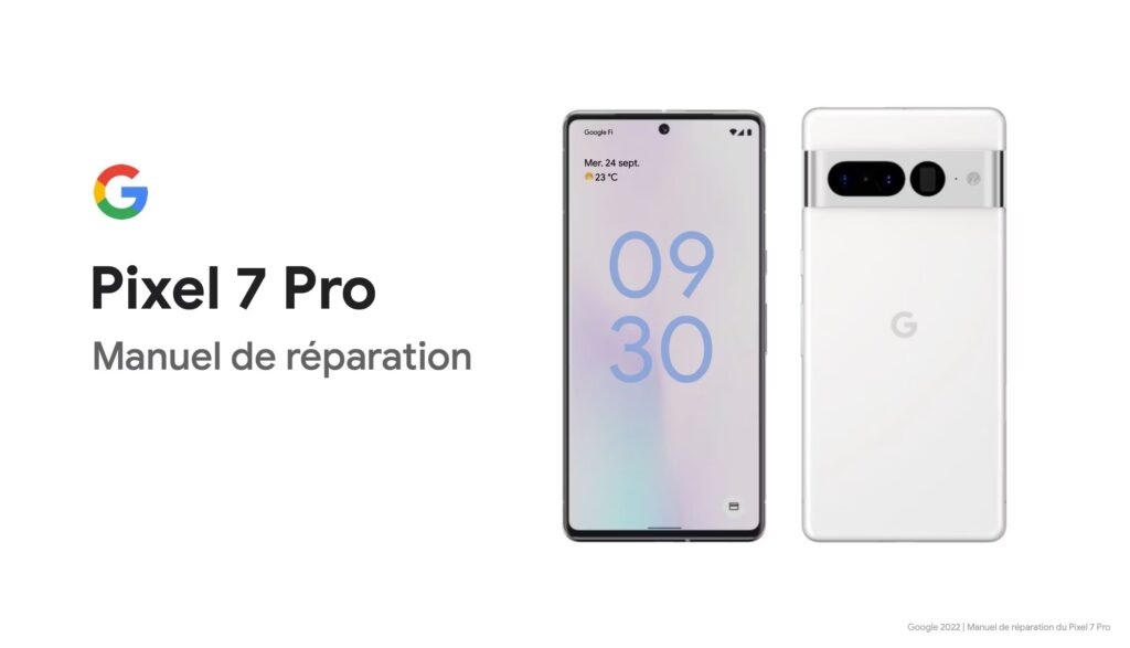 google pixel 7 and pixel 7 pro repair manuals are now public