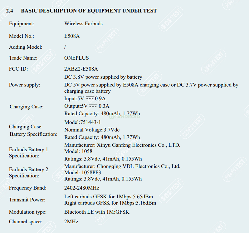 oneplus nord buds 2 arrives on fcc, confirms 480mah battery and more