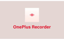 OnePlus Recorder App - The Go Android