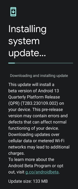 android 13 qpr2 beta 3 - thegoandroid