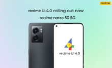 Realme UI 4.0 based on Android 13 for Realme narzo 50 5G