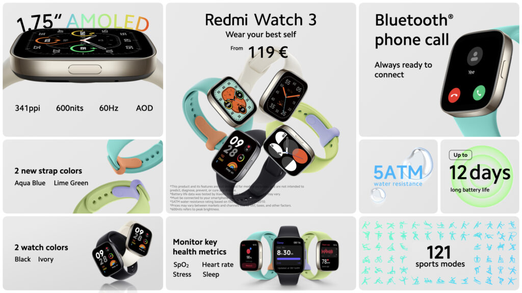 redmi watch 3 with bluetooth calling, amoled display launched globally 1 redmi watch 3 with bluetooth calling, amoled display launched globally