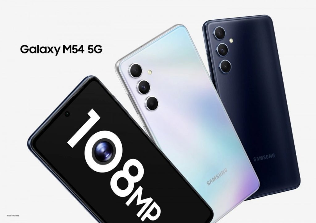 samsung galaxy m54 5g unveiled with an exynos 1380 soc, 8gb ram, and 108mp camera