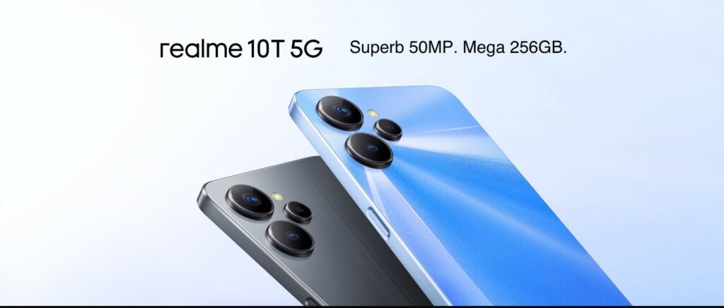 realme 10t 5g launched with dimensity 810, 6.6" ips display, and a triple camera unit