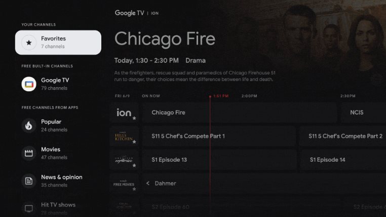 google tv adds more than 800 free tv channels