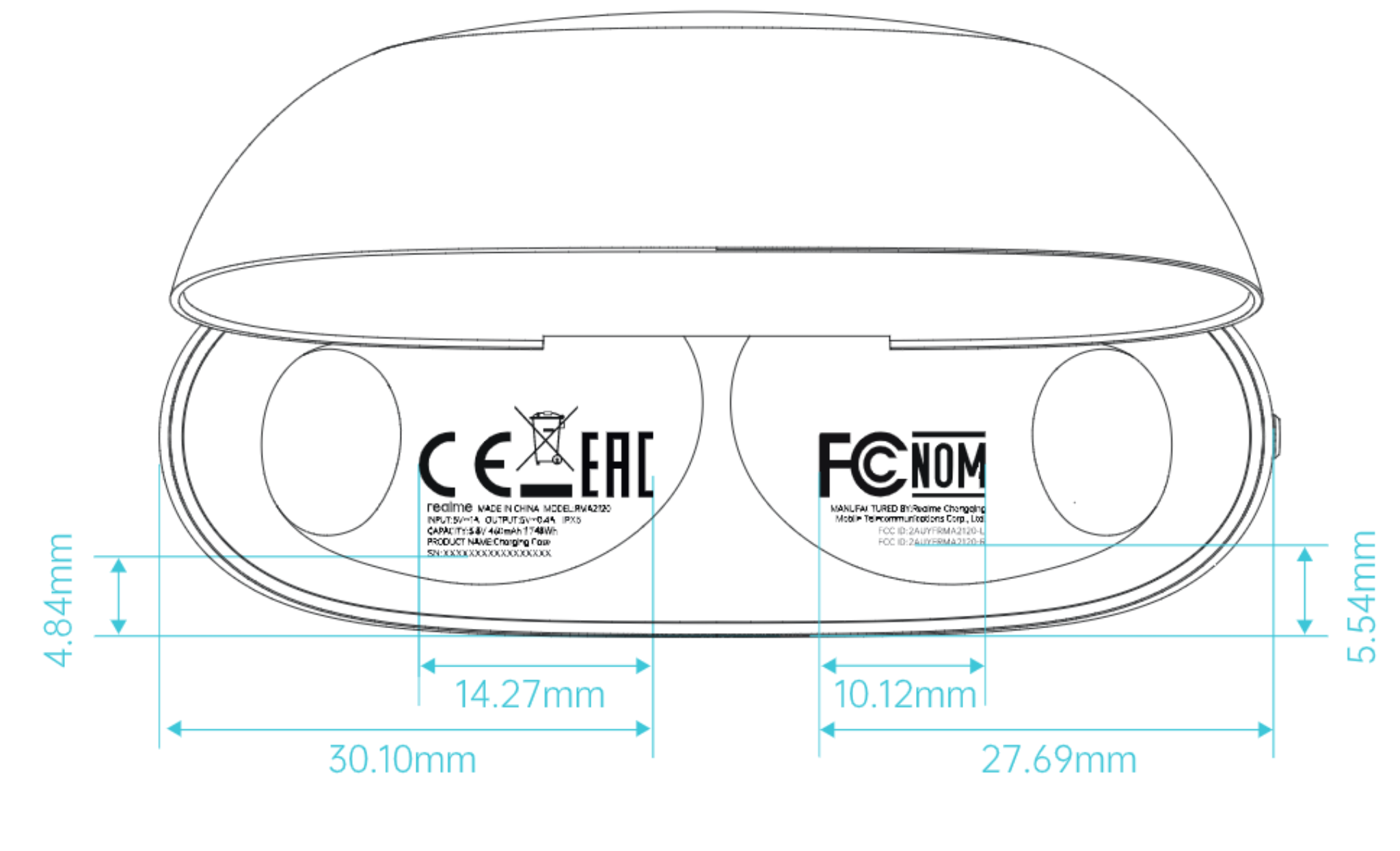 realme rma2120 earphones spotted on fcc certification - the go android