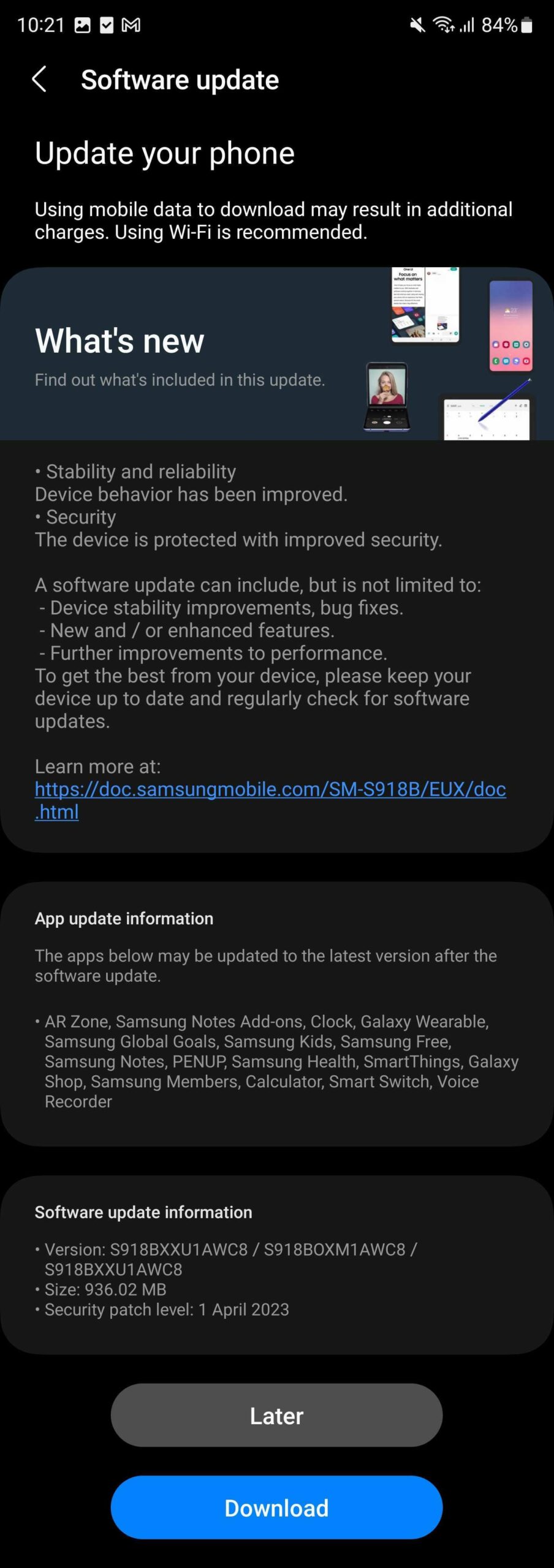 samsung galaxy s23 fixes camera issues in the latest april 2023 update 1 samsung galaxy s23 april 2023 ota update - the go android
