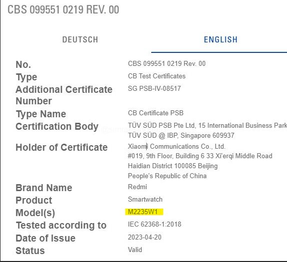 alleged xiaomi wearos 3 smartwatch gets a couple of certifications