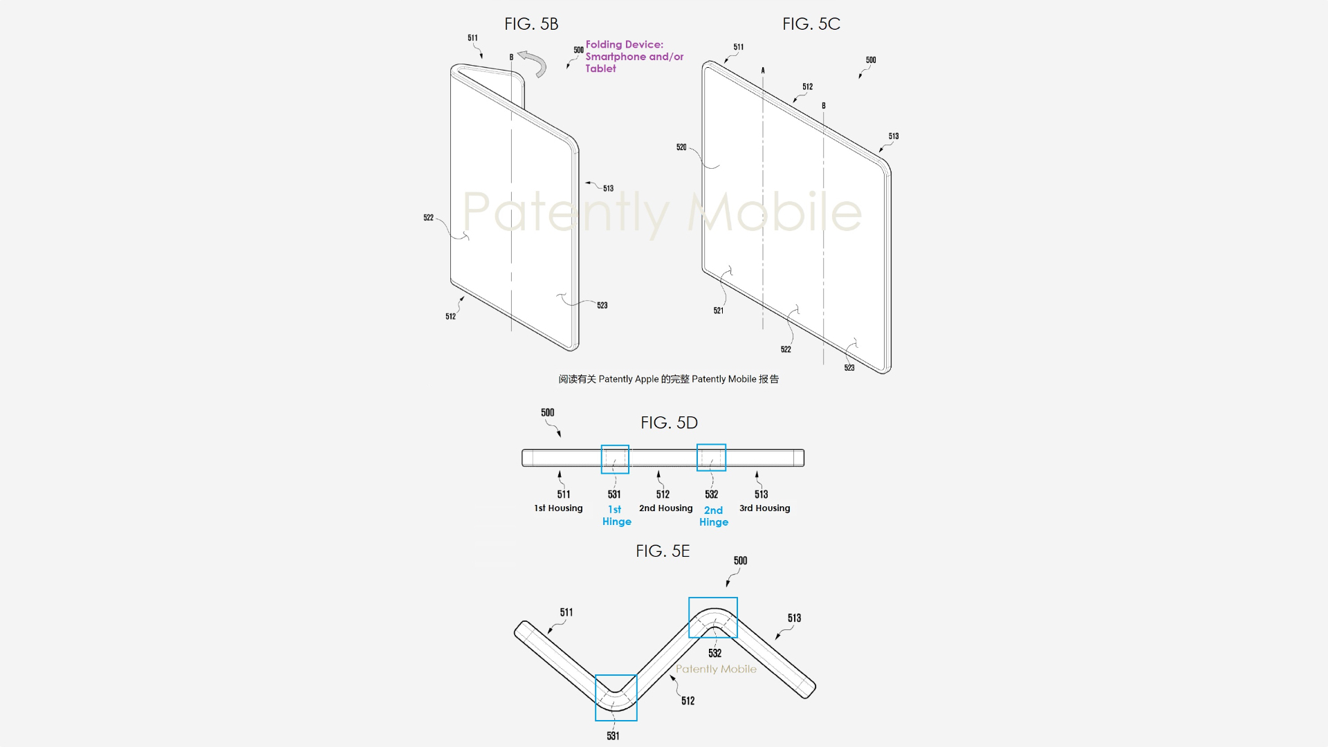 samsung patents a tri-fold smartphone - the go android