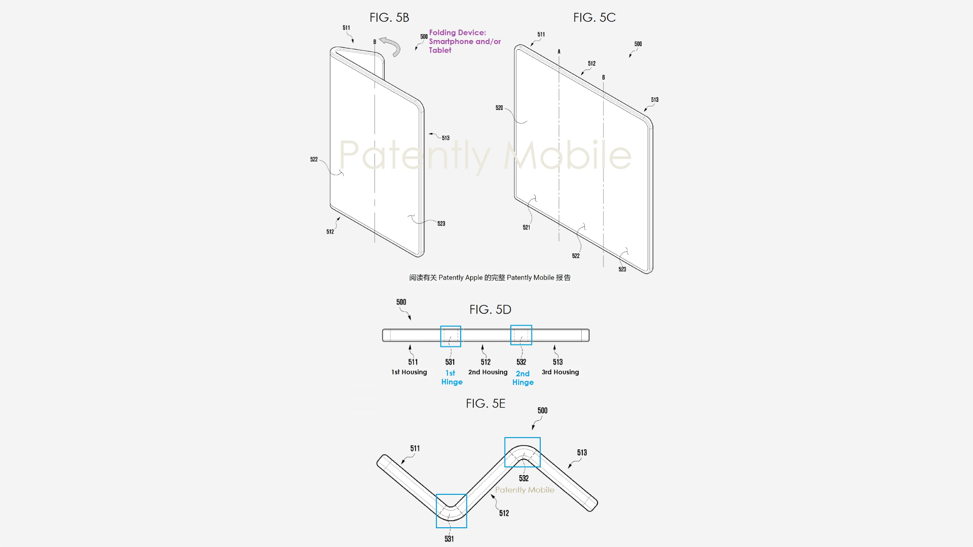 samsung patents a tri-folding smartphone, revealing a unique design 3 samsung patents a tri-fold smartphone - the go android