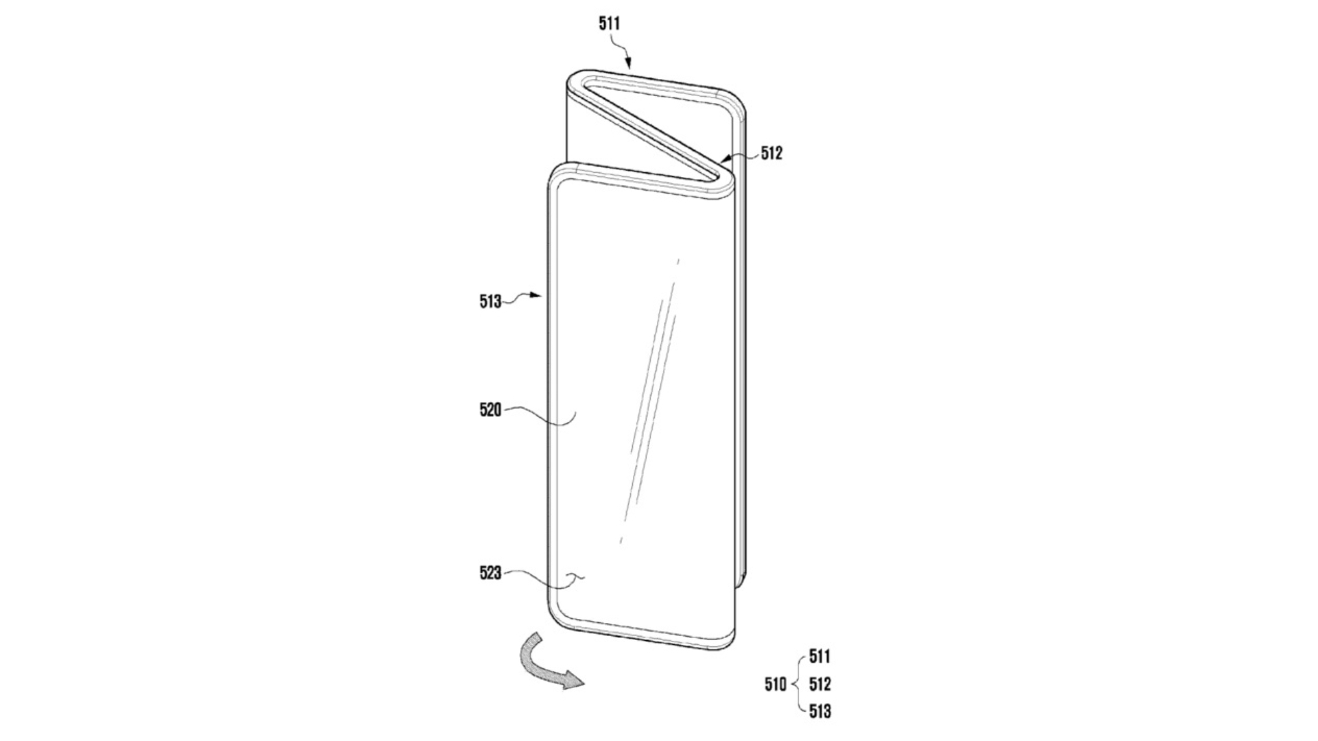 samsung patents a tri-folding smartphone, revealing a unique design 1 samsung patents a tri-fold smartphone - the go android