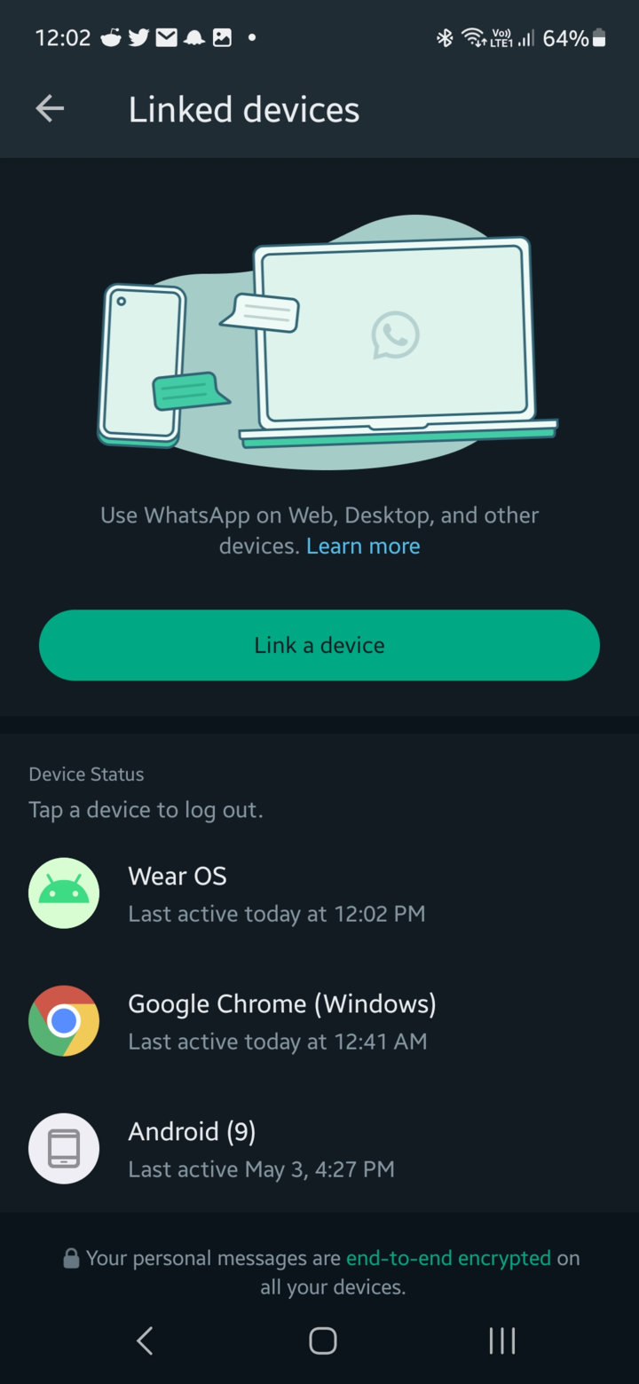 whatsapp for wear os (android smartwatch) - the go android