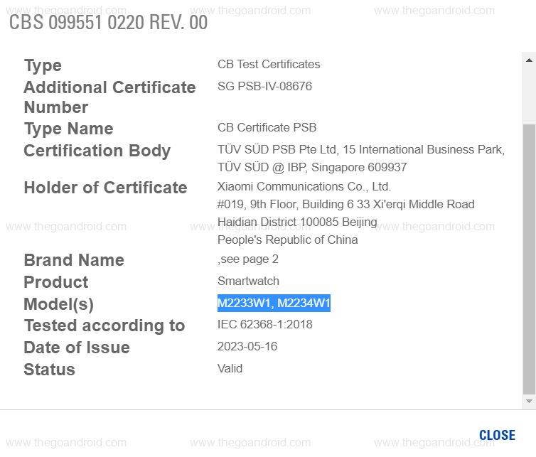 xiaomi m2235w1 arrives on tdra while m2233w1 and m2234w1 smartwatches hit tuv pls 2 xiaomi m2235w1 arrives on tdra while m2233w1 and m2234w1 smartwatches hit tuv pls