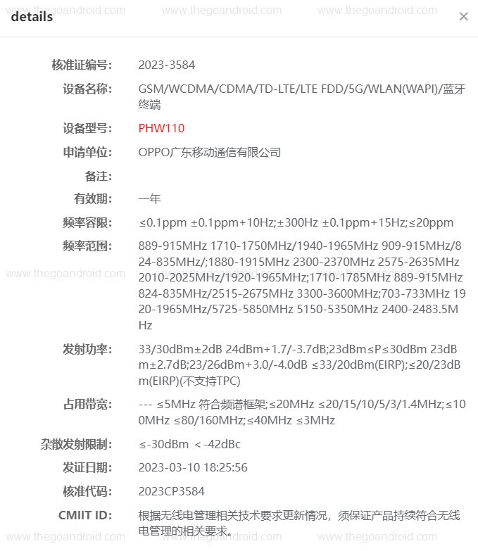 new realme buds and oppo reno 10 series smartphones appear on miit 3 new realme buds and oppo reno 10 series smartphones appear on miit
