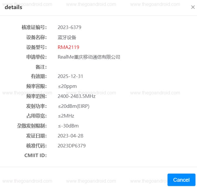 new realme buds and oppo reno 10 series smartphones appear on miit 1 new realme buds and oppo reno 10 series smartphones appear on miit