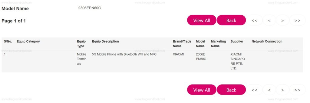 xiaomi 13t 5g arrives on a new certification 1 xiaomi 13t 5g arrives on a new certification