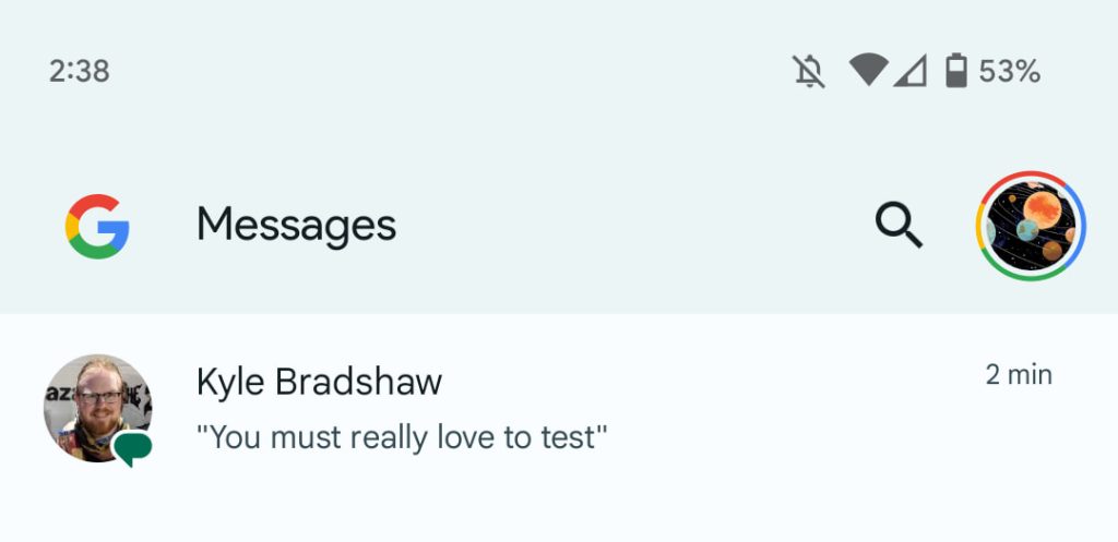 google messages gets redesigned home screen for android 14 beta users 1 google messages gets redesigned home screen rolling out now for android 14 beta users - the go android