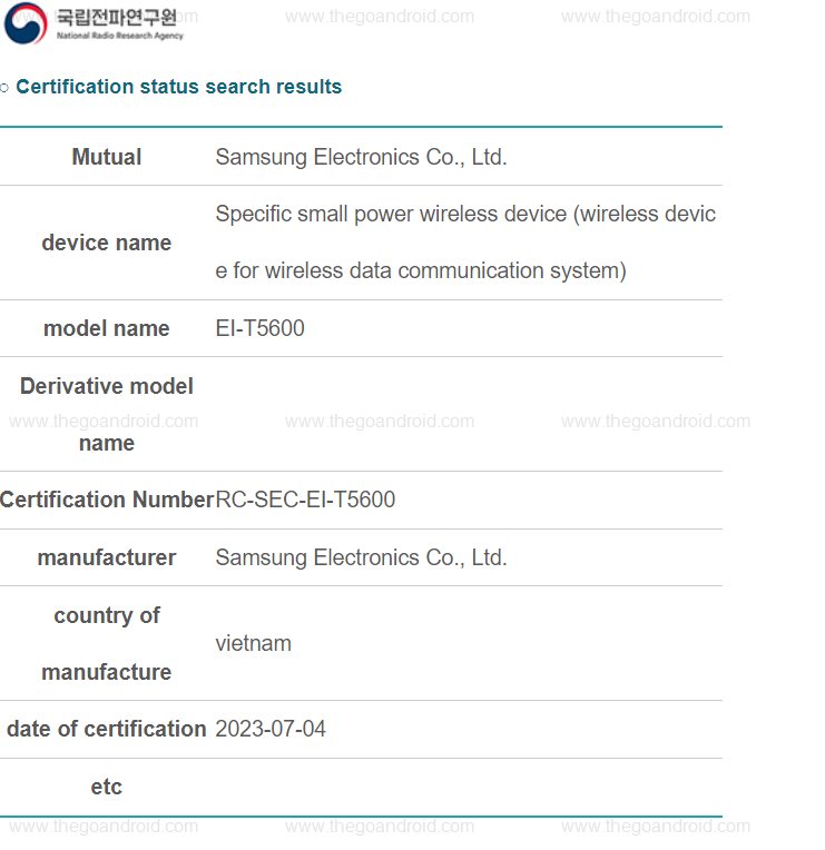 samsung galaxy smart tag 2 appears on nrra korea