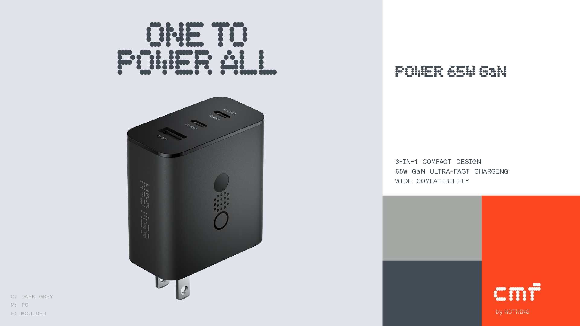 cmf by nothing launches watch pro, buds pro, and power 65w gan 1 cmf by nothing power 65w gan | wonderful by design - the go android