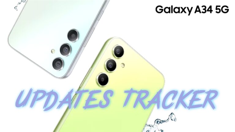[Update: October 2023 Security Patch] Samsung Galaxy A34 5G Updates Tracker